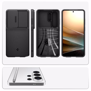 Spigen Optik Armor maciņš priekš Samsung Galaxy S26 Ultra melns