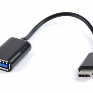 Gembird A-OTG-CMAF2-01 USB kabelis 0.2 m USB C USB A melns