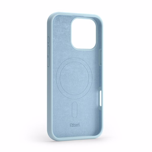 Etteri силиконовый Mag чехол iPhone 16 Pro 6,3" голубой