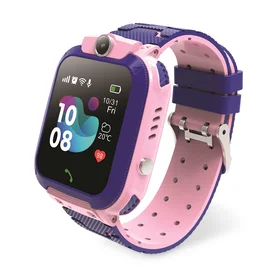 Gudrais pulkstenis bērniem Forever Smartwatch KW-220 rozā krāsā