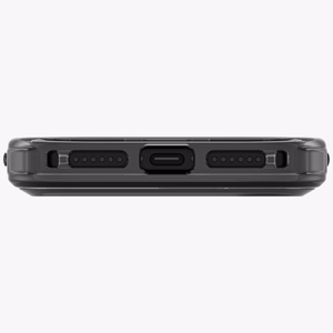 Uniq LifePro Xtreme Magclick viedtālruņa apvalks ar iebūvētu uzlādi iPhone 17 Pro Max - melns