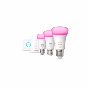 Philips Hue Hue WCA Starter Kit 9W A60 E27, 3pcs, Bridge, Switch E27 9 W RGBW 2000-6500K Bluetooth and Zigbee