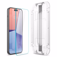 Spigen Glas.tR EZ Fit rūdītais aizsargstikls iPhone 15 Plus / 16 Plus – 2 gab.
