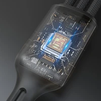 Apple Watch Dudao A12Max+ PD 100W 3in1 uzlādes kabelis: USB-C Lightning 1.2m - melns