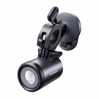 Baseus PrimeTrip 2-in-1 velosipēda stiprinājums, tālruņa turētājs + lukturītis (melns)