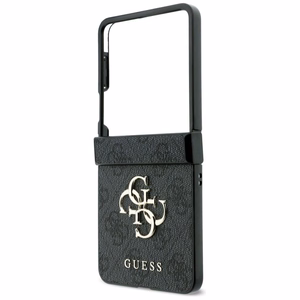 Melns Guess Big 4G Logo vāciņš Samsung Galaxy Z Flip8 tālrunim