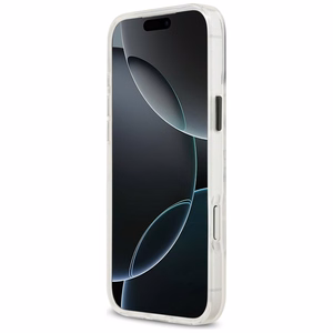 Karl Lagerfeld IML Choupette Sketch Logo magnētiskais viedtālruņa apvalks iPhone 17 Pro - caurspīdīgs