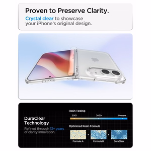 чехол Spigen Ultra Hybrid Pro  iPhone Duo, прозрачный