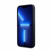 BMW Silicone Signature viedtālruņa apvalks iPhone 13 Pro Max 6.7" - tumši zils