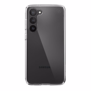 Speck Presidio Perfect-Clear vāciņš ierīcei Samsung Galaxy S23+, ar Microban pretmikrobu aizsardzību, caurspīdīgs