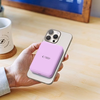 Tech-Protect LifeMag MagSafe PB11 10000mAh Portatīvais lādētājs (m) - rozā