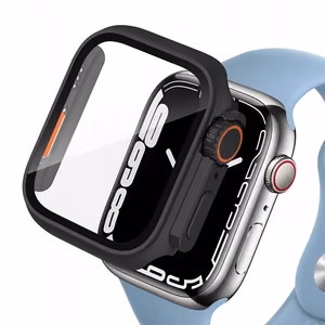 Tech-Protect Defense360 apvalks Apple Watch 4 / 5 / 6 / SE (44mm) - melna/oranža