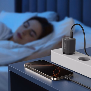 Tech-Protect NCM33W 2 portu PD33W/QC3.0 sienas lādētājs - melns
