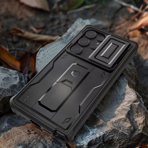 Tech-Protect Kevlar Cam+ viedtālruņa apvalks Samsung Galaxy S25 Ultra - melna