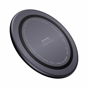 Crong PowerSpot Qi 15 W USB-C bezvadu lādētājs ar rūdīta stikla pārklājumu, ēnu melns