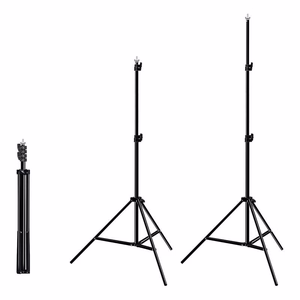 Puluz 2x3m foto fona komplekts ar statīvu + foto foni 3 gab.
