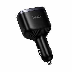 Automašīnas lādētājs Hoco Z70, USB-A + 2 × USB-C, PD QC3.0, 93 W, melns