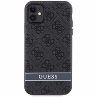 Guess GUHCN61P4SNK iPhone 11 / Xr pelēks/pelēks hardcase 4G Stripe