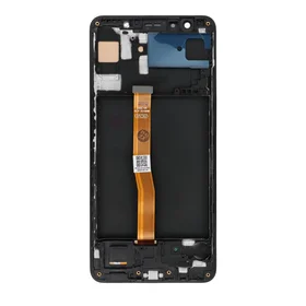 LCD displejs SAMSUNG A7 2018 A750 INCELL ar rāmi