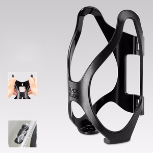 Rockbros LK24-H018 plastmasas pudeles turētājs-groziņš – melns