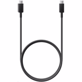 Samsung EP-DN975BBE USB-C - USB-C 5A 1m kabelis (lielapjoma – aizstājējiepakojums) – melns