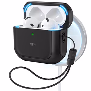 AirPods 4 Orbit hibrīda apvalks (melns)