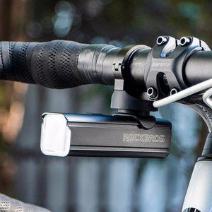 Rockbros 24610002001 priekšējais velosipēda lukturis 1000 lm + USB-C - USB-A kabelis - melns