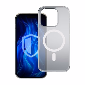 3mk Frosty Magnētiskais balts viedtālruņa apvalks Apple iPhone 15 Pro Max - balts