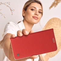 Wonder Frame viedtālruņa apvalks Xiaomi Redmi Note 14 5G sarkans