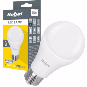 Rebel A60 E27 LED spuldze, 12 W, 6500 K, 230 V