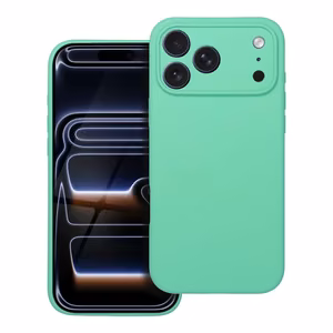 Чехол для iPhone 17 PRO MAX Silicone 2mm совместимый с MagSafe мятный