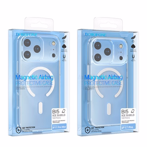 Borofone maciņš BI5 Ice Shield Magnetic Iphone 17 Pro caurspīdīgs
