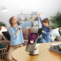 DUZZONA W23 5-in-1 magnētiskā bezvadu uzlādes stacija ar Bluetooth skaļruni
