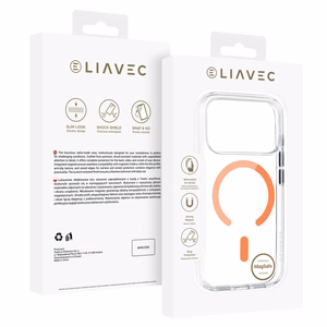 Liavec Pure maciņš priekš Iphone 17 Pro Max papaijas
