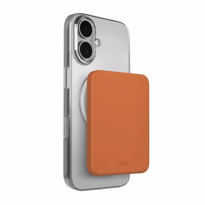 Puro 4200mAh Ультратонкий Внешний аккумулятор совместимый с MagSafe USB-C - оранжевый