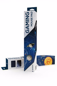 Gembird MP-SOLARSYSTEM-XL-01 spēļu peles paliktnis, īpaši liels Cosmos 350 x 900