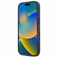 DKNY atkārtota raksta logotipa magnētiskais viedtālruņa apvalks iPhone 16 Pro - melns