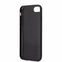 Karl Lagerfeld KLHCI8SAKICKCBK iPhone 7/8 / SE 2020 / SE 2022 melns/melns cietais apvalks Saffiano Karl&Choupette Galva