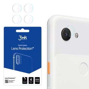 Hibrīda stikls 3MK Hibrīda stikls kameras GOOGLE PIXEL 3A priekš kamerai 4 gab.