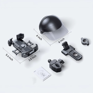 Joyroom JR-ZS526 velosipēda turētājs ar saulessargu automātisks melns