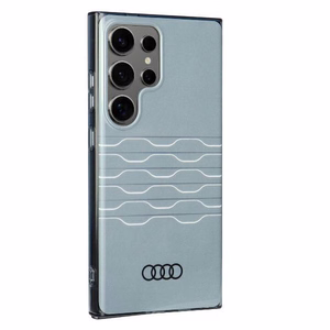 Audi IML Geometric Pattern Чехол S24 Ultra S928 серый/серый жёсткий чехол AU-IMLS24U-A6/D3-GY