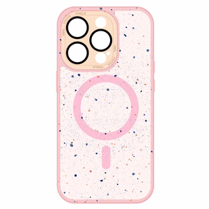 Tel Protect Magnētiskais Splash Matētais rozā apvalks viedtālrunim iPhone 15 Plus