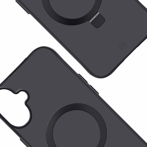 3mk Smoke magnētiskais viedtālruņa apvalks ar statīvu iPhone 17 - melns