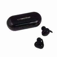 Esperanza TWS CARDERA Headphones Wireless In-ear Calls/Music Bluetooth melns