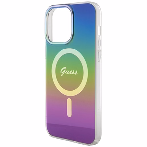 Guess IML Varavīksnes Magnētiskais viedtālruņa apvalks iPhone 15 Pro Max 6.7" - daudzkrāsains