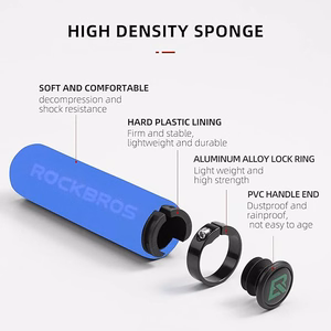 Rockbros BT1001BLBK putu velosipēda stūres rokturi - zili un melni