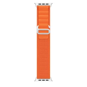Sporta siksna ar sprādzi Apple Watch 9 / 8 / 7 / 6 / SE / 5 / 4 / 3 / 2 / 1 (41, 40, 38 mm) Dux Ducis siksna GS versija - oranža