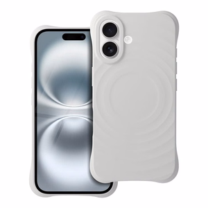 Silicone Zephyr Mag Cover saderīgs ar MagSafe viedtālruņa apvalks IPHONE 16 balts