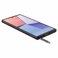 Spigen Liquid Air viedtālruņa apvalks Samsung Galaxy S23 Ultra - matēti melns