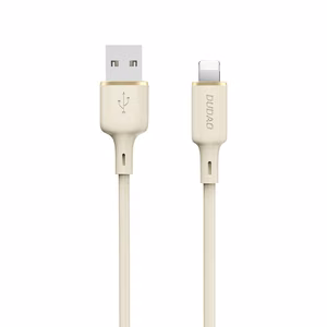 Dudao L7SL USB-A - Lightning 5A cable 1m - beige